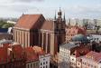 Toruń, kościół NMP (widok z wieży ratuszowej)